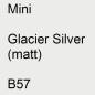 Preview: Mini, Glacier Silver (matt), B57.